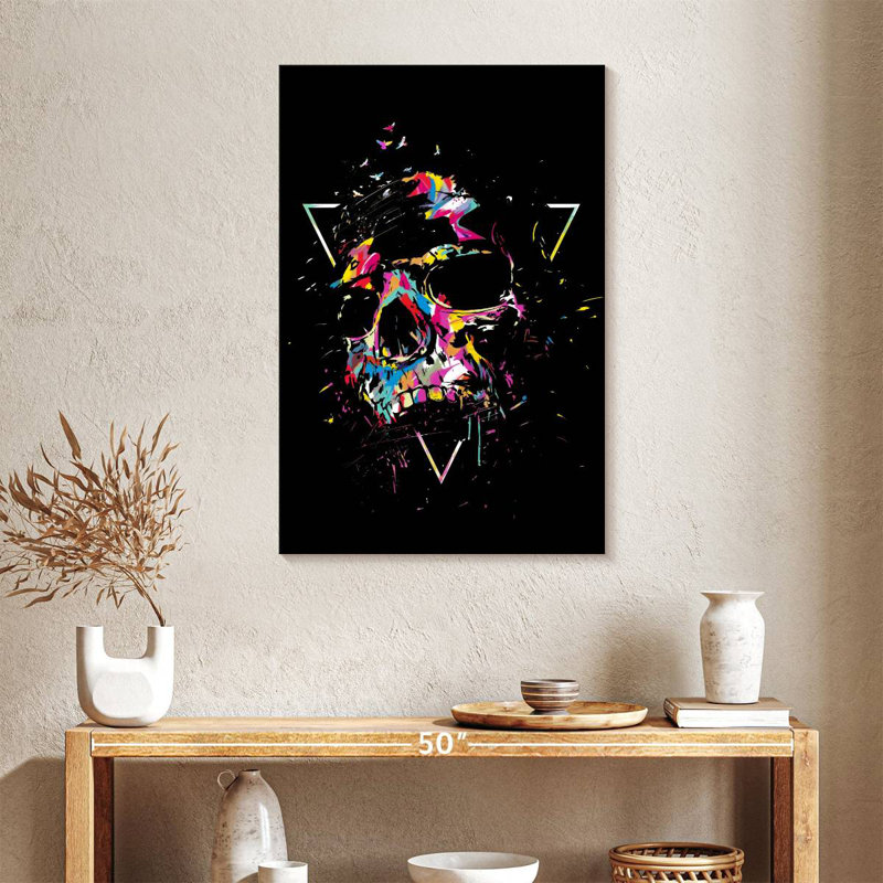 Kerner Graphic Skull, 36" H x 24" W