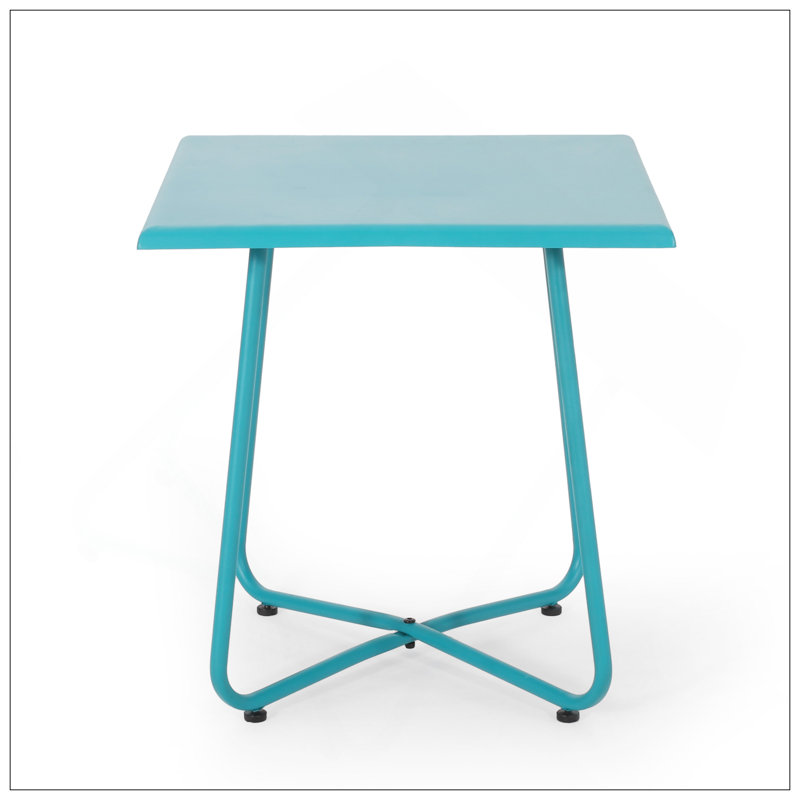 ALDER 18" SIDE TABLE, Teal