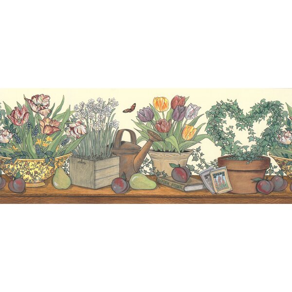 August Grove® Dolcie Floral Border | Wayfair