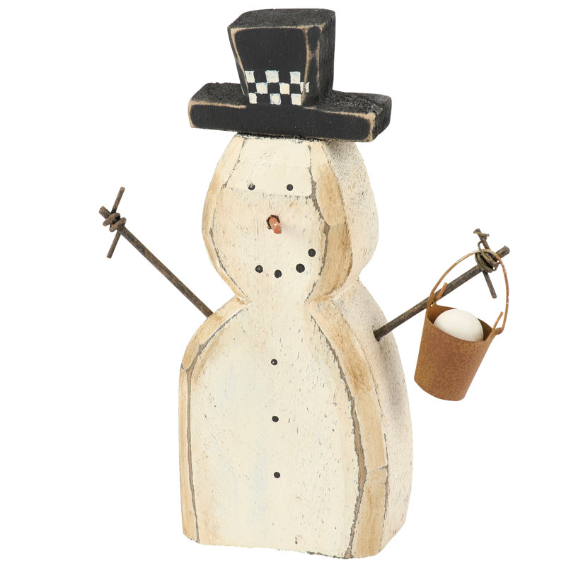  Bucket Snowman Chunky Sitter