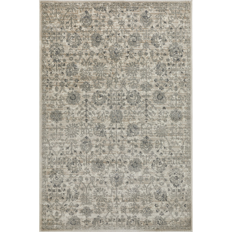Floral Indoor Rug, Rectangle 5' x 8'