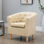 Camerino Faux Leather Barrel Chair-750363308