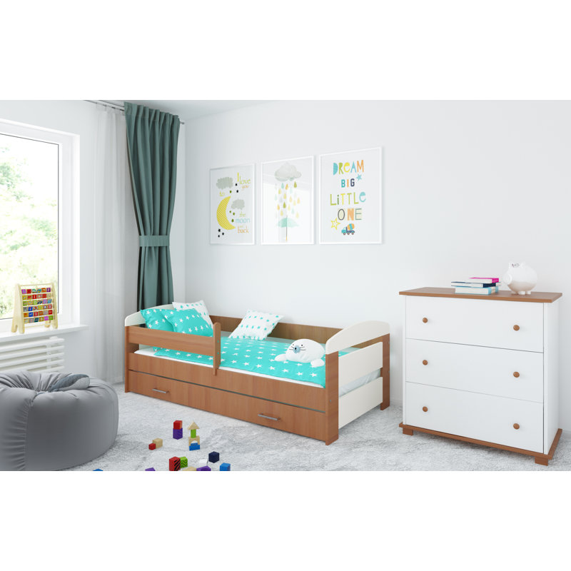 Archway Cabin Bed with Storage Included, 70 x 140cm, Alder