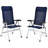 2 Pieces Patio Chair With Adjust Portable Headrest