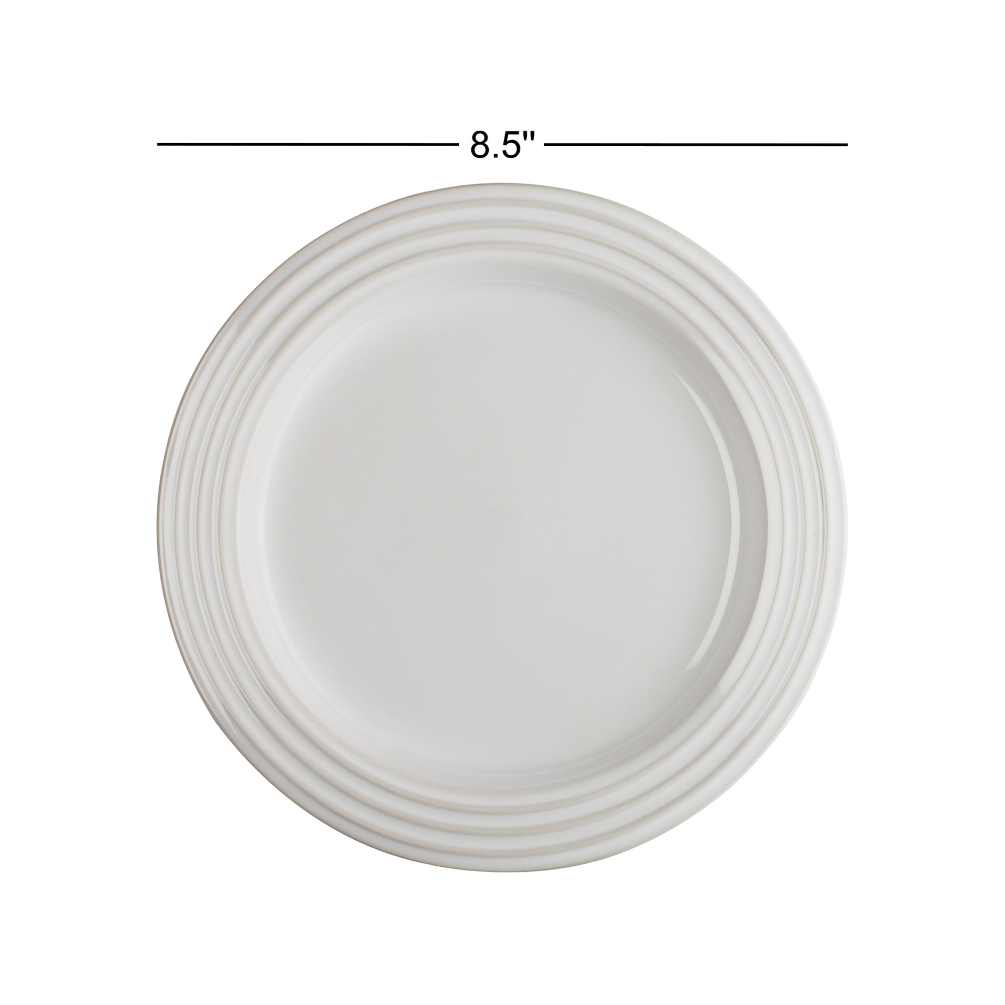 8.5" Salad Plate, White