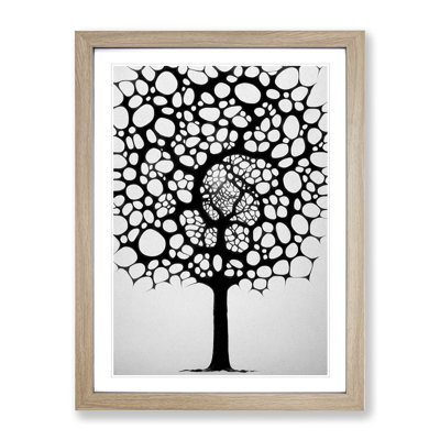Monochrome Tree No.1 - Framed Print