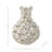 Adeline Decorative Floral Design Ceramic Table Vase for Home decor, Artistic Flower Vase with Layered Sculptural Petal Detailing, Perfect Accent for Displaying Fresh or Faux Floral Arrangements-299284563-270090950