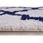 Tapis décoratif bleu géométrique Ean-38303627