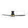 52" Smart Flush Mount Ceiling Fan with Remote Control and LED Light Kit Included