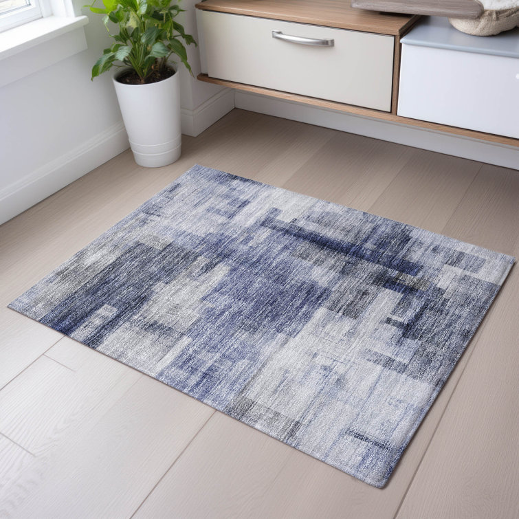 Premium Machine Washable Nigel AMF1067 Squares Rug