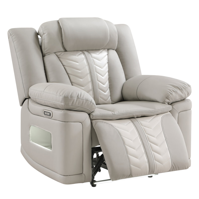 Fuhrman Chair In Black And Gray, Gray/Ice