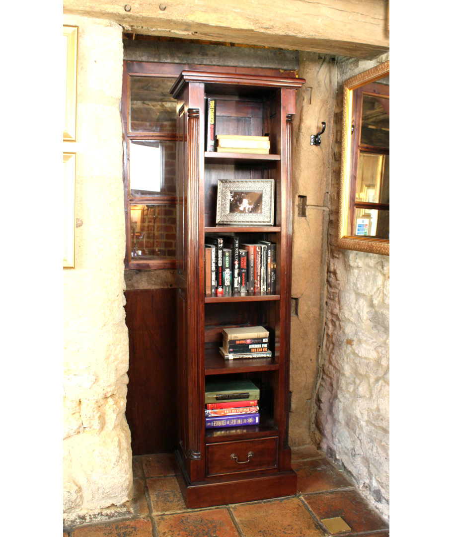 La Roque 175cm H x 50cm W Wood Standard Bookcase
