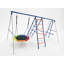 Portique Funphix avec structure d'escalade et balançoire à soucoupe