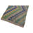 Madee Chevron Handmade Rectangle 2'8" x 4'1" Wool Area Rug in Light Blue/Ivory/Yellow
