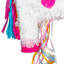 Fax Potato - Pinatas Unicorn Pull String Cardboard Pinata & Blindfold - W44cm x D13cm x H50cm - White