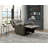 Brown Reclining Chair 1Pc Comfort Seating Faux Leather Upholstery Living Room Furniture Solid Wood-1473400042