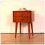 Modern Nightstand with 2-Drawers, Compact Side Table for Efficient Storage and Stylish Home Decor-129409674