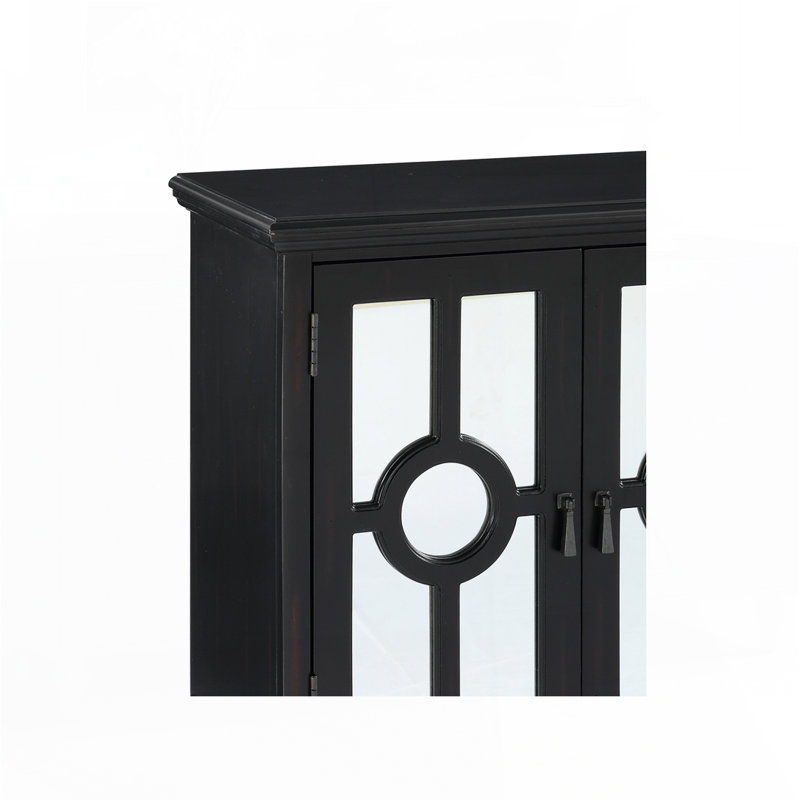 Armoire de rangement classique, Noir antique
