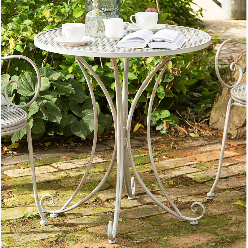 Aadhi Round Metal Outdoor Bistro Table , 71cm cm W 71cm cm D