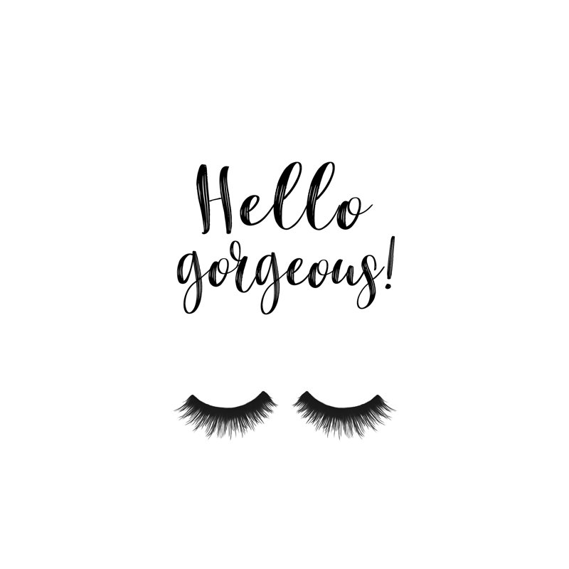 Hello Gorgeous - Wrapped Canvas Print, 101.6 cm H x 66.04 cm W x 3.175 cm D