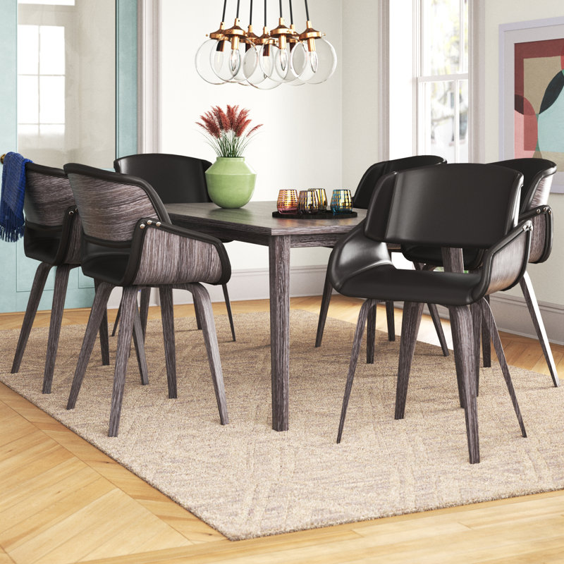 Ensemble repas 6 personnes Puig, 7 (1 table + 6 chaises)
