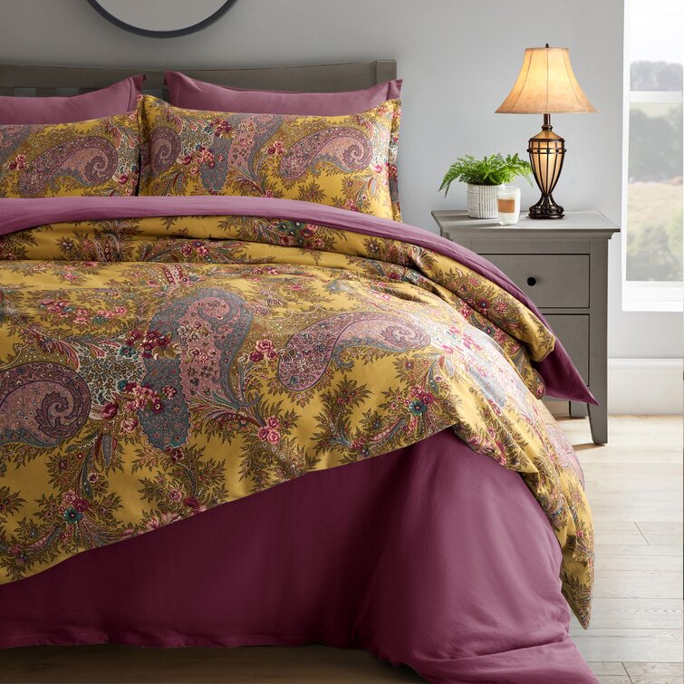 Winston Porter Guth Cotton Sateen Duvet Cover Set & Reviews