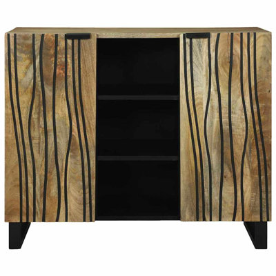 90cm Solid Wood Sideboard