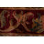 Tapis Indien rouge à motif floral All-Over 8 x 10