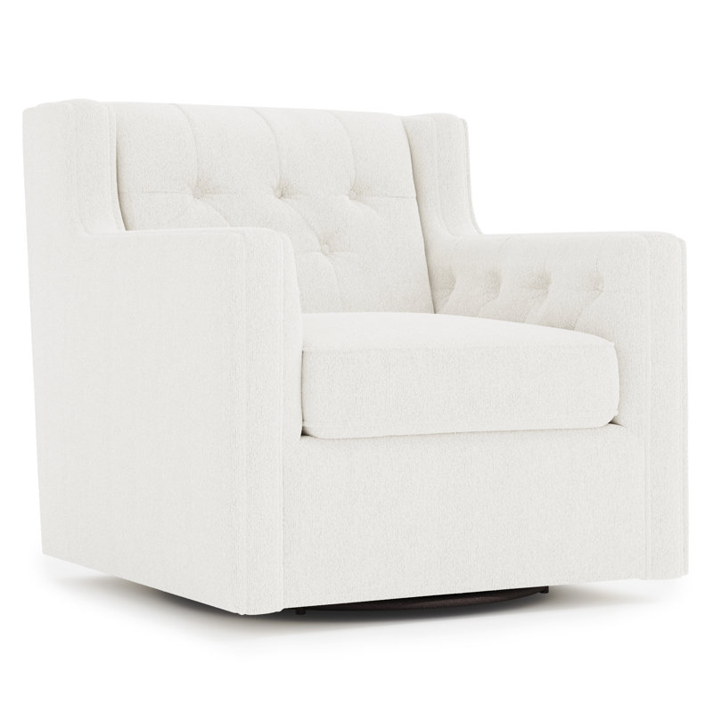 Candace Upholstered Swivel Club Chair
