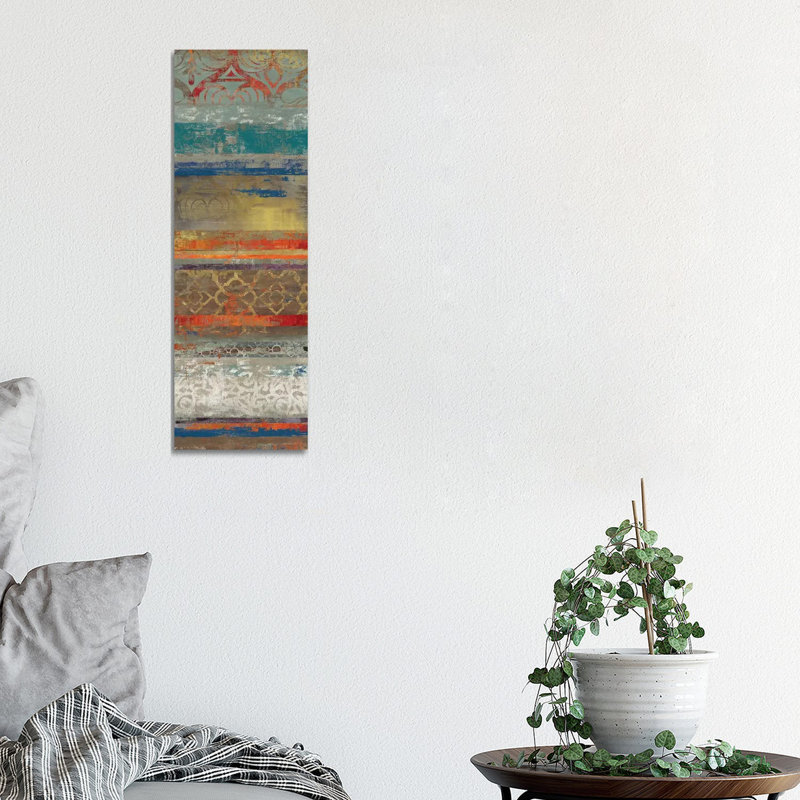 Lace Abstract II by Tom Reeves - Panoramic Gallery-Wrapped Canvas Giclée on Canvas, 30.48 cm H x 91.44 cm W x 1.91 cm D