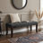 Solid Wood Upholstered Tufted Bench-459411016
