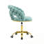 Chaise de bureau pivotante en velours-756362143