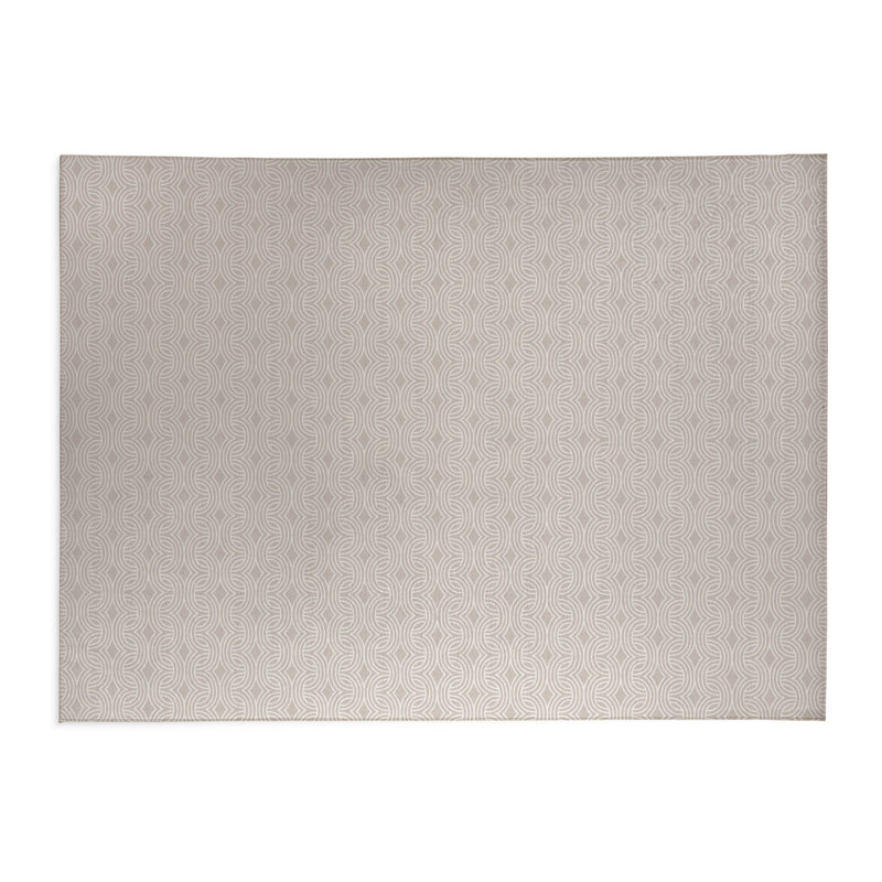Child Lock Kids Play Mat, Rectangle 3' x 5', Taupe