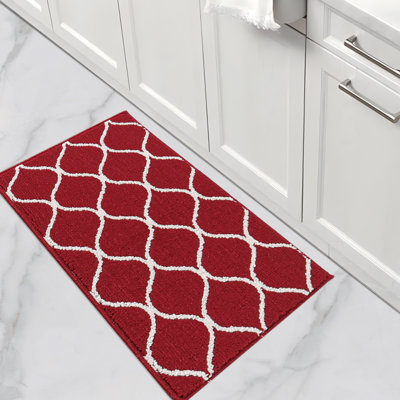 Non-Slip Kitchen Mat, Super Absorbent & Stain Resistant Washable Floor Rug for Kitchen, Laundry, Sink