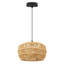 Luminaire suspendu en rotin tissé à la main, hauteur réglable Boho pour îlot de cuisine, salon, chambre à coucher