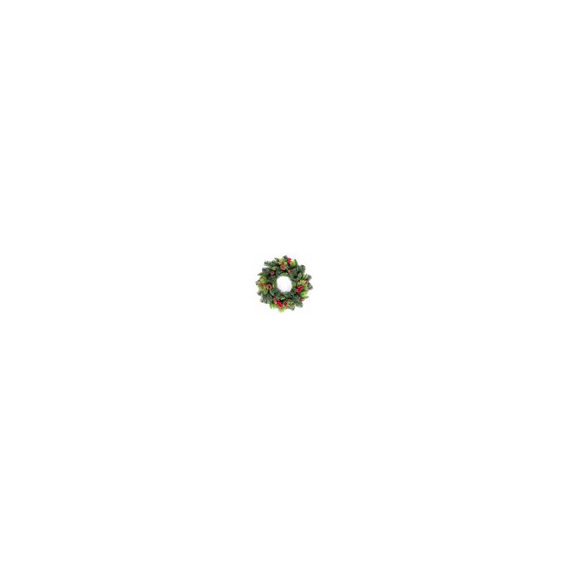 Faux PVC 21.65cm Christmas Wreath
