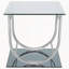 Ensemble de tables basses chromées 2 pièces