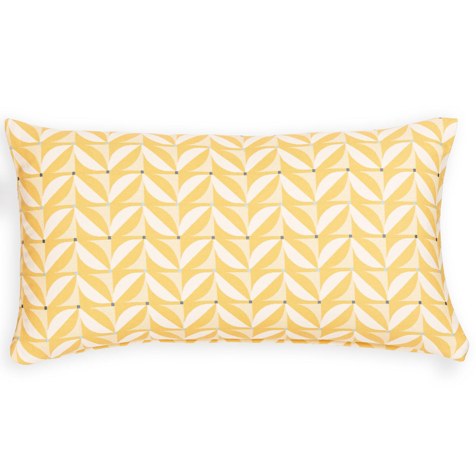 Mattelynn Geometric Indoor/Outdoor Throw Pillow, Yellow, 
Rectangle 14"H x 36"W
