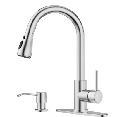 Kitchen Faucets With Soap Dispenser
