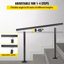 Rampe d'escalier d'extérieur en aluminium pour 3/4 marches VEVOR-62399768-62399767
