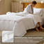 Housse de couette 100% coton égyptien de très grand lit, ensemble de literie de luxe pour hôtel toutes saisons (ensemble de 3)-128563292-128563293