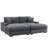 Modular Sectional Sofa, 4 Seater Oversized Sectional Sofa, With 2 Ottoman Bench And 2 Pillows, Modular Sectionals Sofa Couch For Living Room-283272553