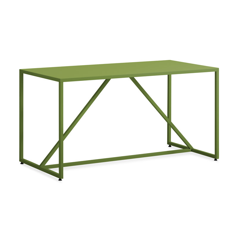 Table de salle à manger Strut, Ardoise, L 35 po x L 90 po, Bar (hauteur de 40 po)