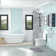 21"x16"Ceramic Rectangular Wall Mount Bathroom Sink with Single Faucet Hole
