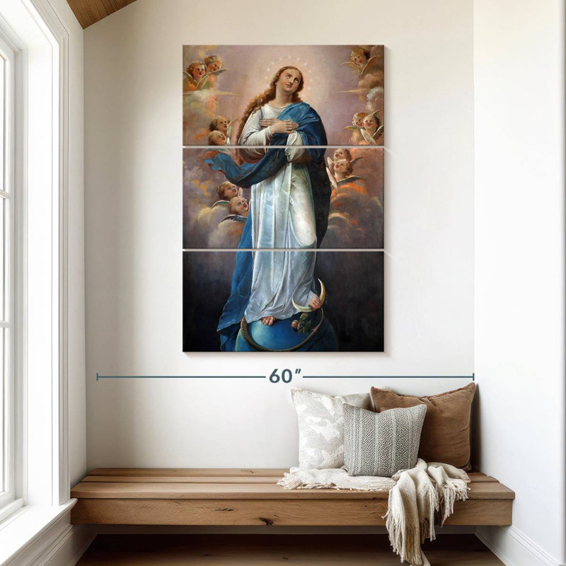 Adella Virgin Mary, 50" H x 32" W