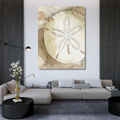 Lark Manor Popp, Grace Gallery Wrapped Canvas Art Titled: Dry Sand Dollar II