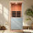 Large Glass Mini Hemlock Sauna With Left Door Opening