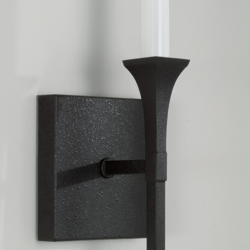 Decklan Steel Candle Wall Light