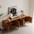 71" Modern And classicist Style Four Legged TV Stand with Five Cabniet