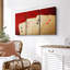 «Vintage Aces Poker», 3 pièces sur toile-98563072
